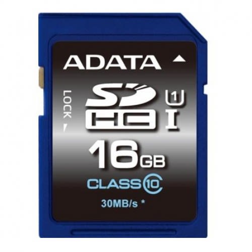 TARJETA SD ADATA 16GB SDHC UHS-I FHD 1080P RE-ASDH16GUICL10-R 0