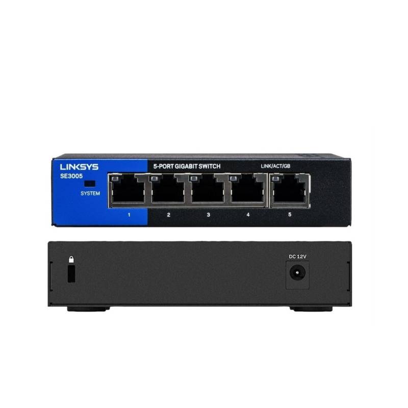 SWITCH LINKSYS SE3005 5 PUERTOS GIGABIT ETHERNET2
