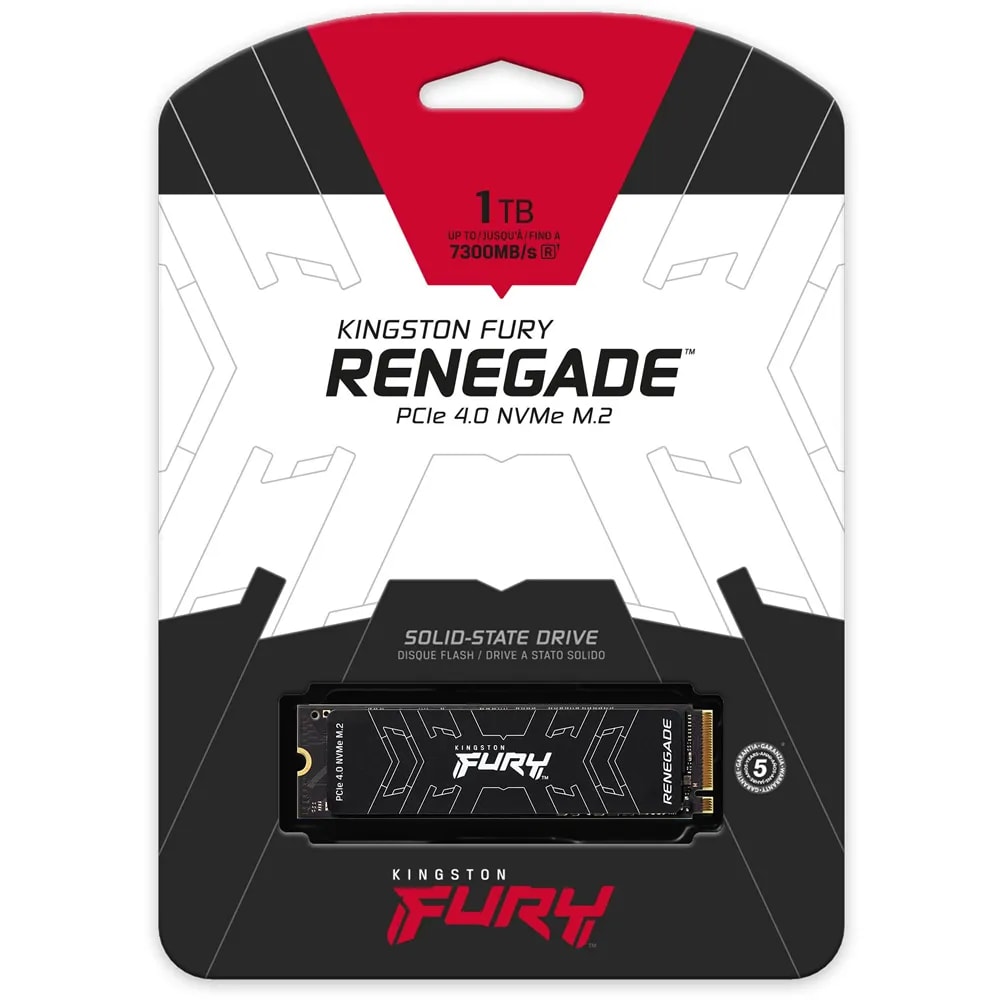 SSD KINGNSTON FURY RENEGADE 1TB PCIe 4.0 7300/6000/MB/s NVME M.22