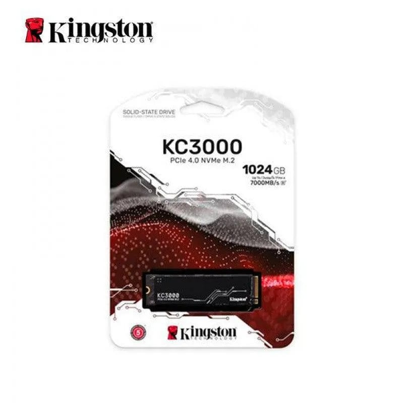 UNIDAD SSD KINGSTON KC3000 1TB M.2 2280 PCIe 4.0 NVME LEC 7000MB/S ESC 6000MB/S2
