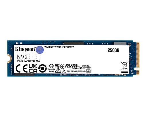 DISCO SSD KINGSTON NVME PCIe 4.0 250GB 3000/1300MB/s SNV2S/250GB 0