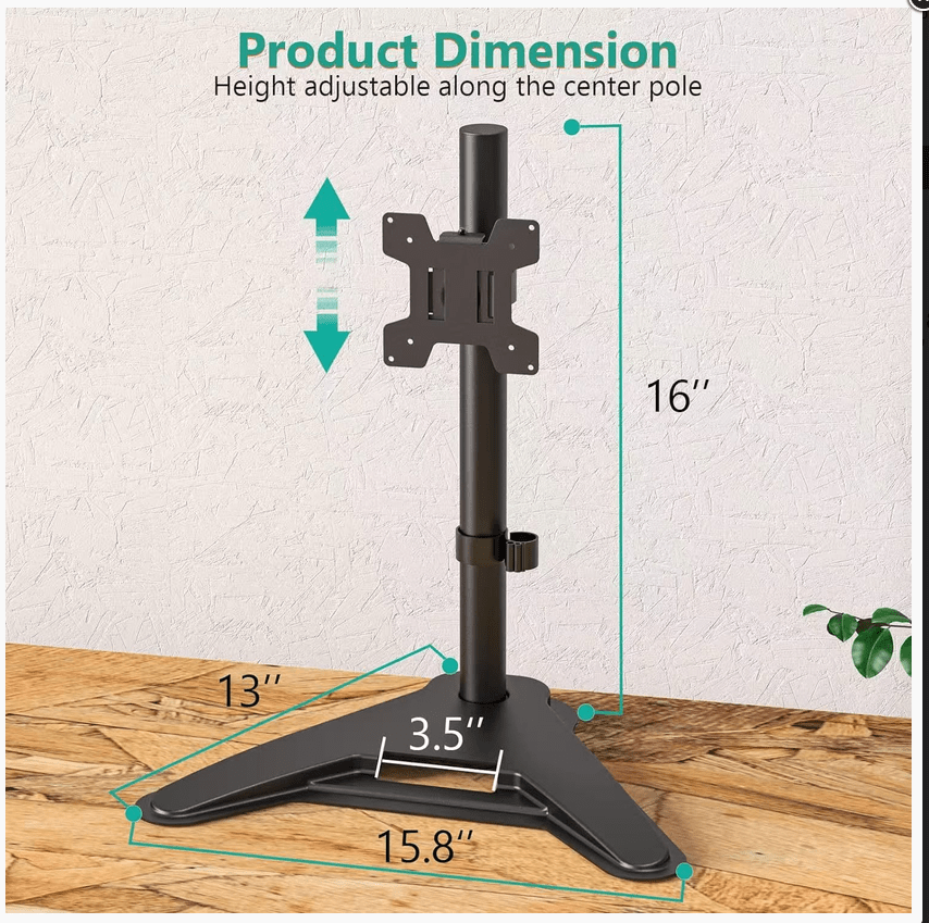 Soporte de Monitor Sobremesa 40cm alto 13 a 32 Pulgadas Ajustable2