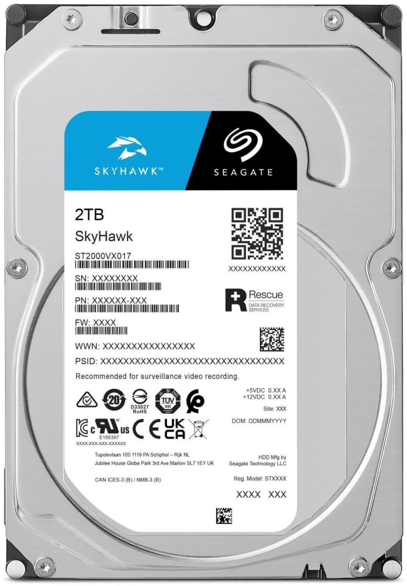 DISCO DURO SEAGATE SKYHAWK 2TB 3.5