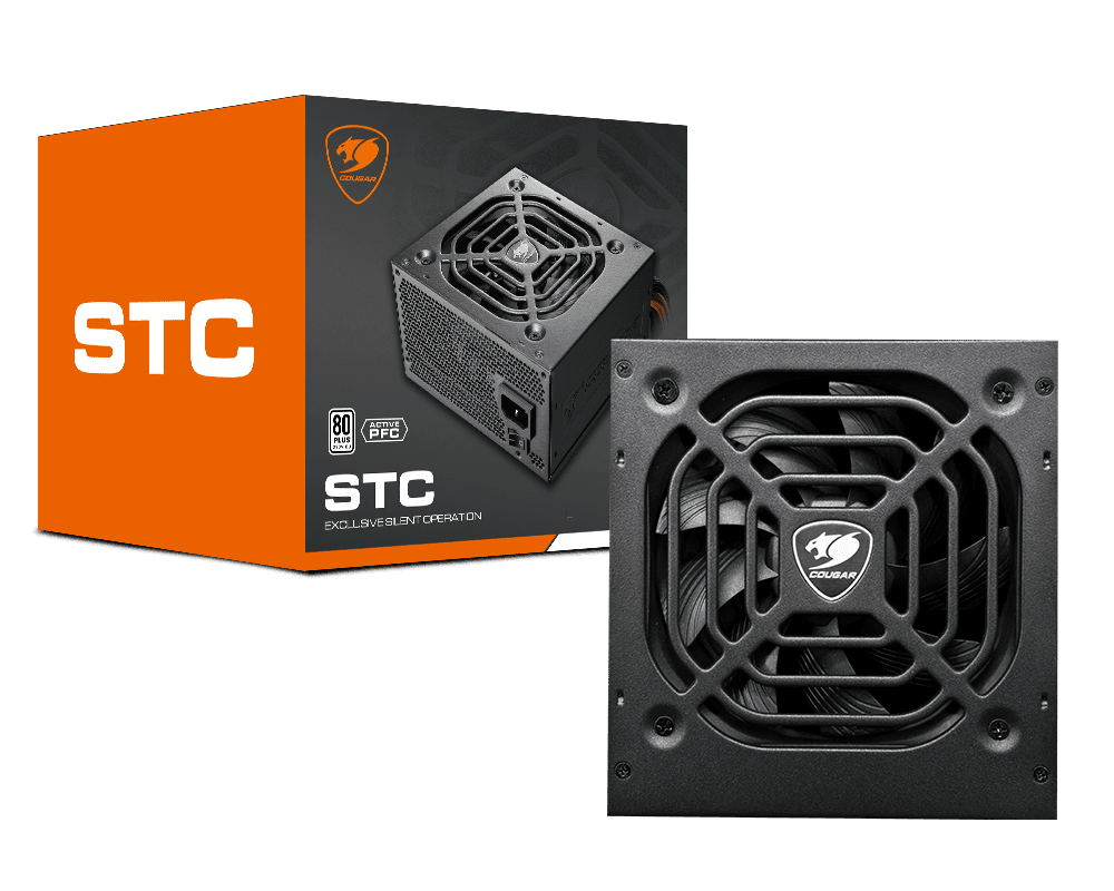 FUENTE DE PODER COUGAR 600W STC600 80 PLUS WHITE ACTIVE PFC 12V 0