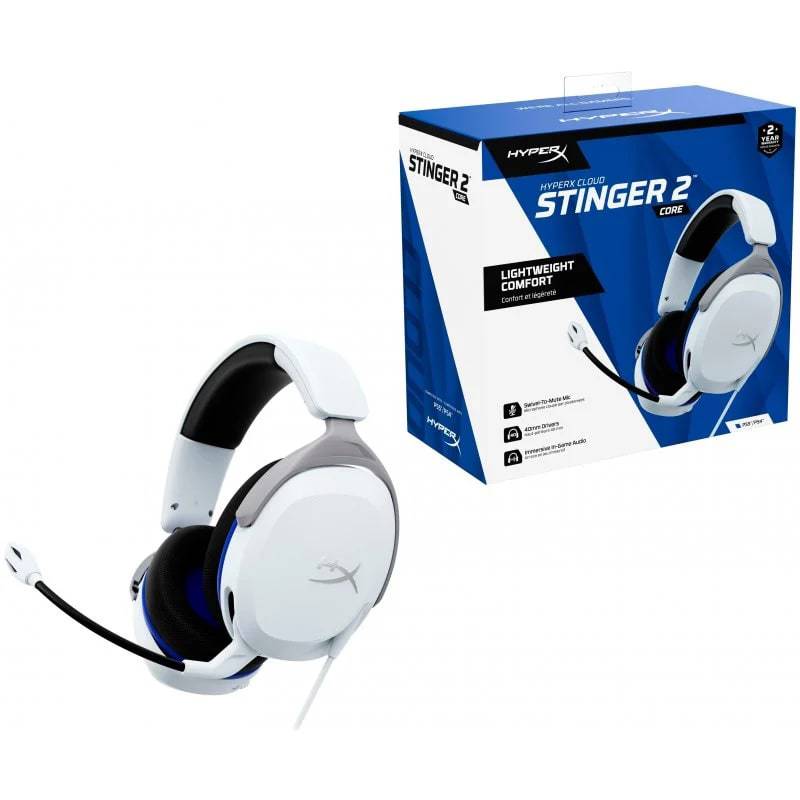 AUDIFONOS GAMER HYPER X CLOUD STINGER CORE 2 PS4/PS56