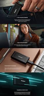 DISCO EXTERNO SSD KINGSTON XS1000 1TB USB-C USB 3.2 LEC/1050MBs ESC/1000MBs5