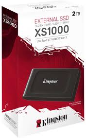 Unidad SSD Externo Kingston XS1000 2TB USB3.2 Gen2 Lec1050MBs Esc1000MBs Negro3