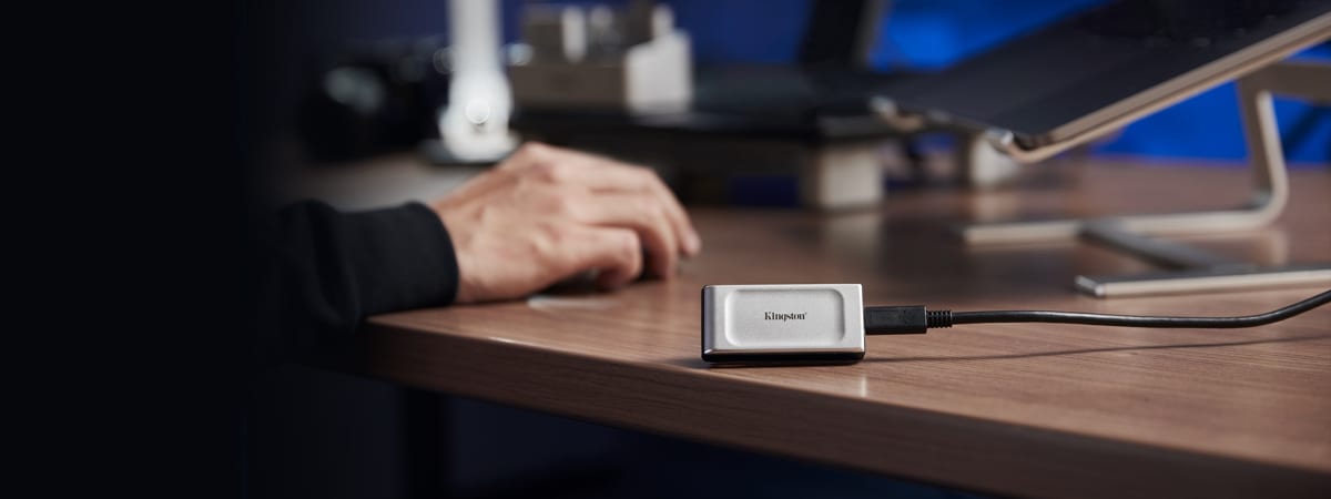 UNIDAD SSD EXTERNO KINGSTON XS2000 4TB USB-C 3.2 GEN 2 X2 LEC 2000 MB/s ESC 2000 MB/s2
