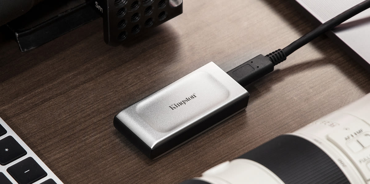 UNIDAD SSD EXTERNO KINGSTON XS2000 4TB USB-C 3.2 GEN 2 X2 LEC 2000 MB/s ESC 2000 MB/s3