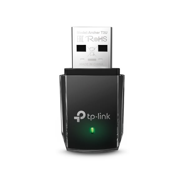 Adaptador USB inalámbrico TP-Link Archer T3U MU-MIMO AC1300 Banda Dual 0