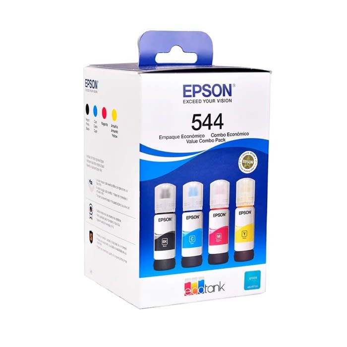 Pack 4 Botellas De Tinta Epson T544520 70 Ml Negro/Cyan/Magenta/Amarillo2