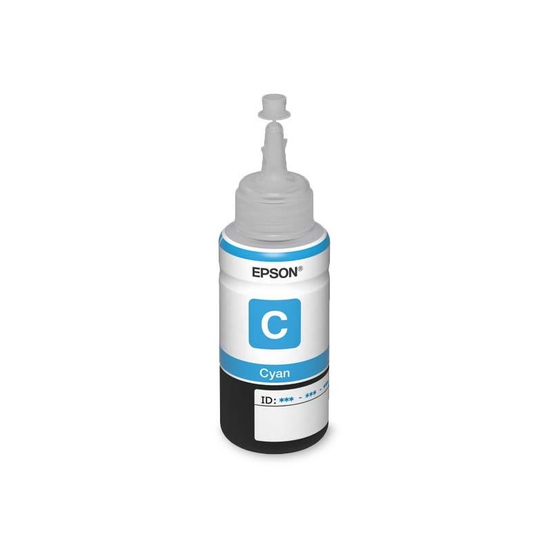 Botella De Tinta Epson T664 Para L200/L110/L355 6500 Páginas 70Ml Cyan2