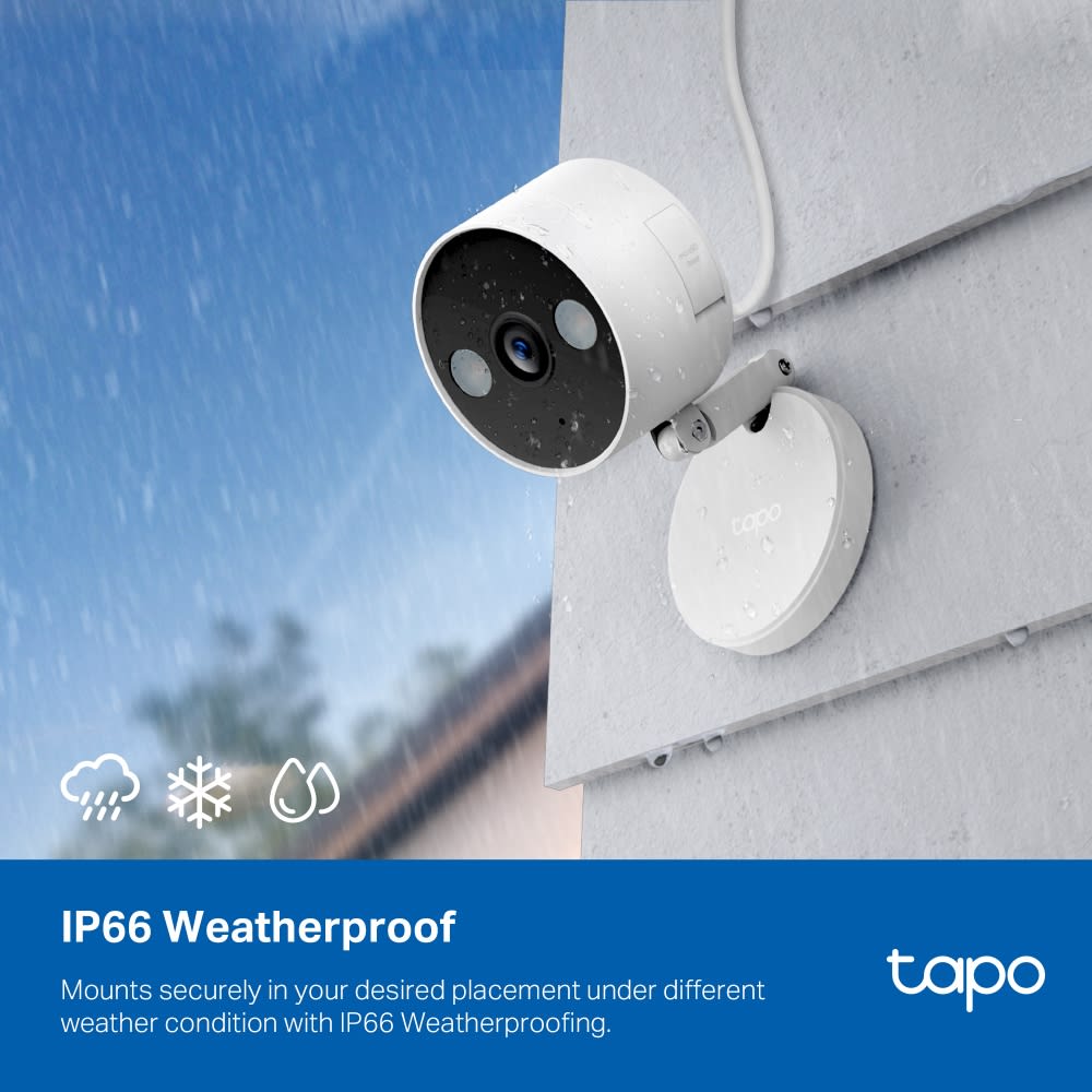 Cámara de Vigilancia TP-Link Tapo C120 Wi-Fi Infrarrojo Invisible Detección IA 2k QHD5