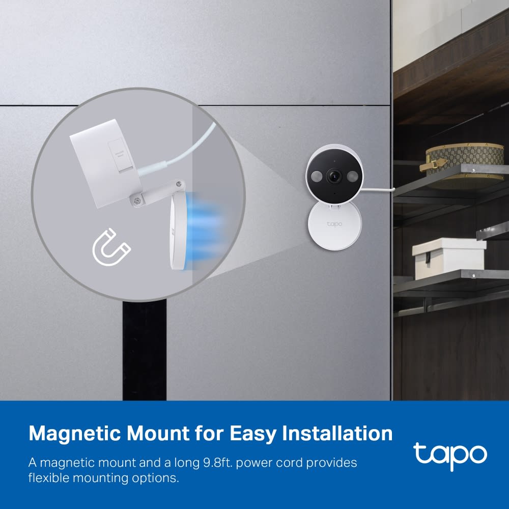 Cámara de Vigilancia TP-Link Tapo C120 Wi-Fi Infrarrojo Invisible Detección IA 2k QHD4