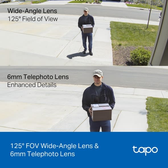 Camara De Seguridad Tp-link Tapo C246d Doble Lente 2k Vision7