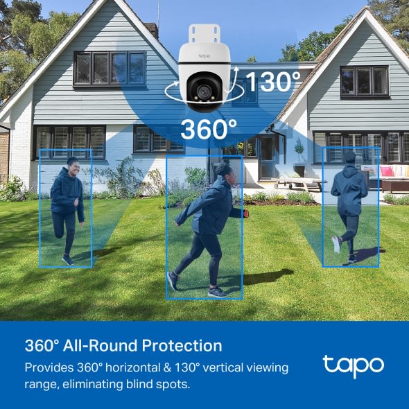 Cámara de Vigilancia TP-Link Tapo C500 Wi-Fi 360° Exteriores Detección IA FHD 1080p IP655