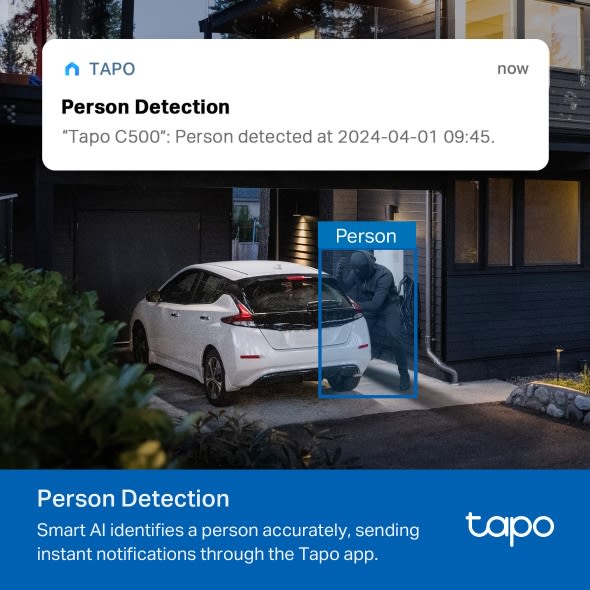 Cámara de Vigilancia TP-Link Tapo C500 Wi-Fi 360° Exteriores Detección IA FHD 1080p IP654