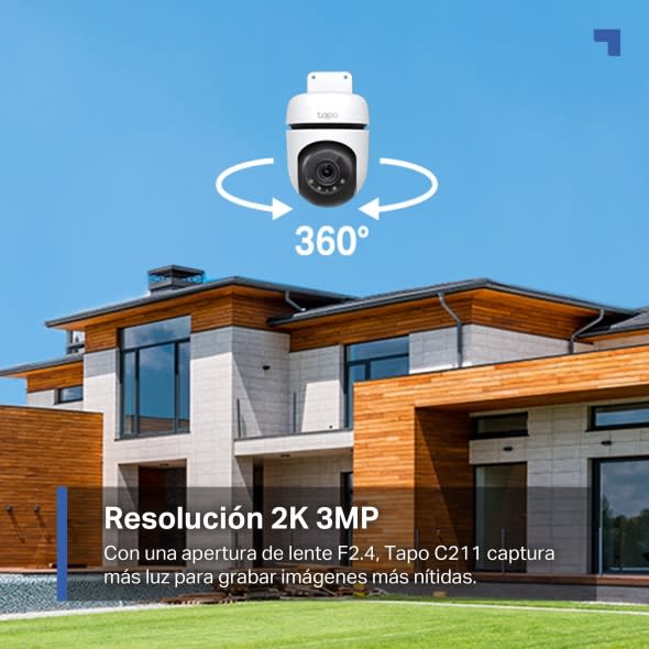 Cámara inteligente Tp-link Tapo C510W Wi-Fi 360º 2k IP653