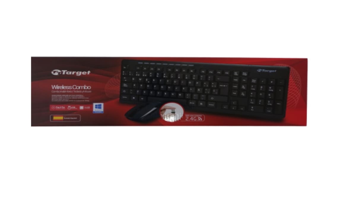 KIT MOUSE Y TECLADO INALÁMBRICO TARGET TT-CW5001
