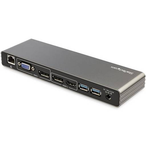 DOCKING STATION STARTECH.COM THUNDERBOLT 3 HDMI x2 DP x1 VGA x1 USB 3.0 x2 RJ-45 GIGABIT2
