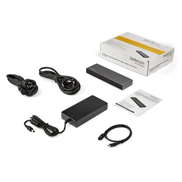 DOCKING STATION STARTECH.COM THUNDERBOLT 3 HDMI x2 DP x1 VGA x1 USB 3.0 x2 RJ-45 GIGABIT7