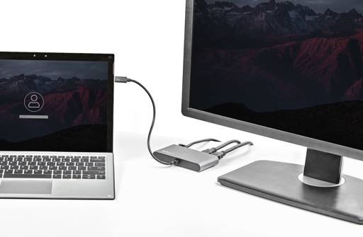 MINI DOCKING STATION STARTECH.COM THUNDERBOLT 3 USB 3.0 x2 HDMI x2 4K 60HZ RJ-45 GIGABIT6