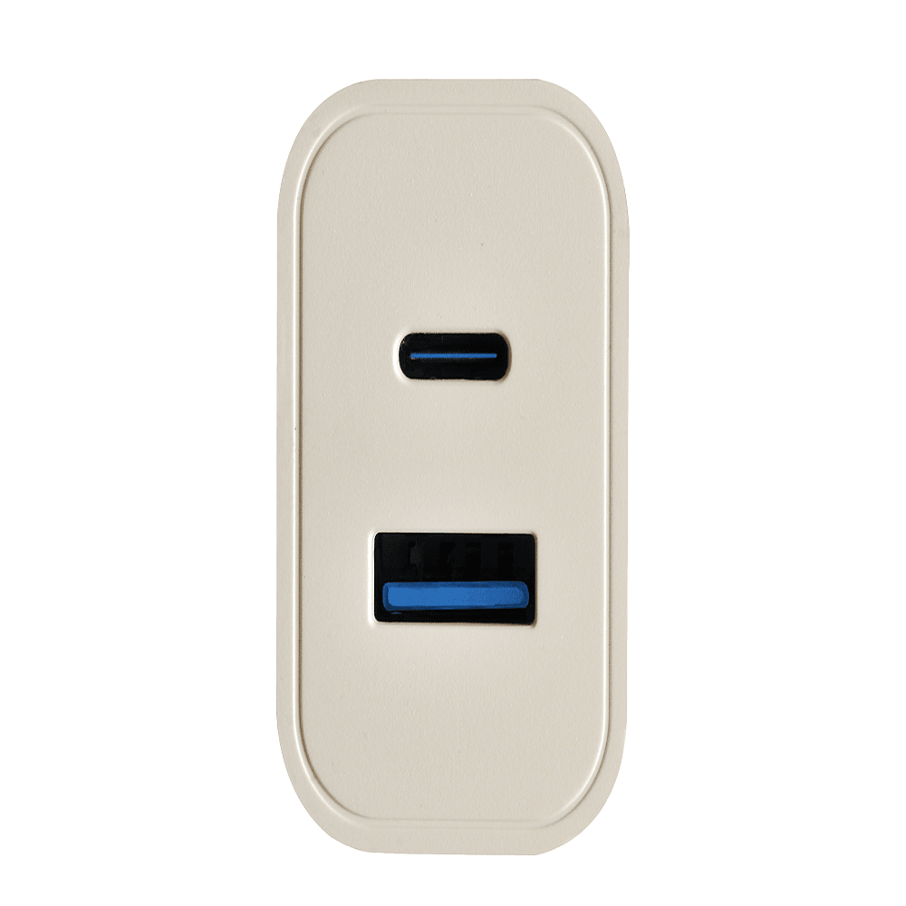 CARGADOR DE VIAJE TECMASTER USB-A QC + TIPO-C PD 20W TM-2005232