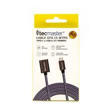 CABLE OTG USB HEMBRA A TIPO-C MACHO 1.5 METROS USB 3.0 CORDON TM-2005333