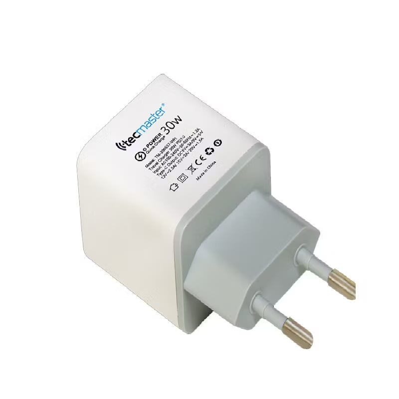 CARGADOR DE PARED CARGA RÁPIDA TIPO-C PD 30W TM-200537WH3