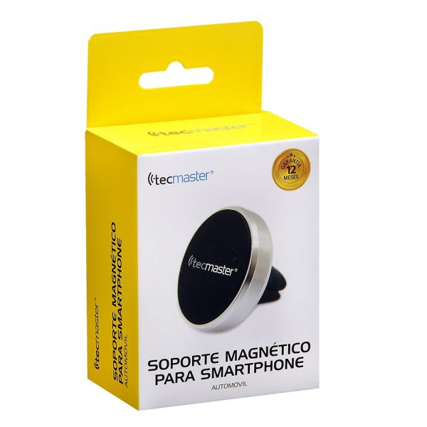 SOPORTE DE CELULAR TECMASTER MAGNÉTICO REJILLA DE AIRE TM-AT-MPH103