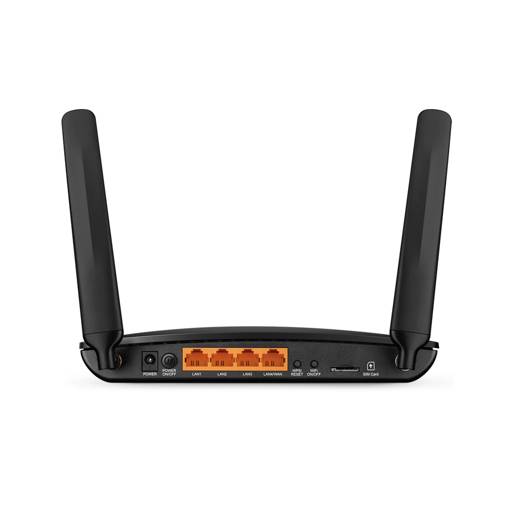 Router Wifi Tp-Link 4G Lte De 300Mbps Banda Única 2.4 Ghz Wwan2