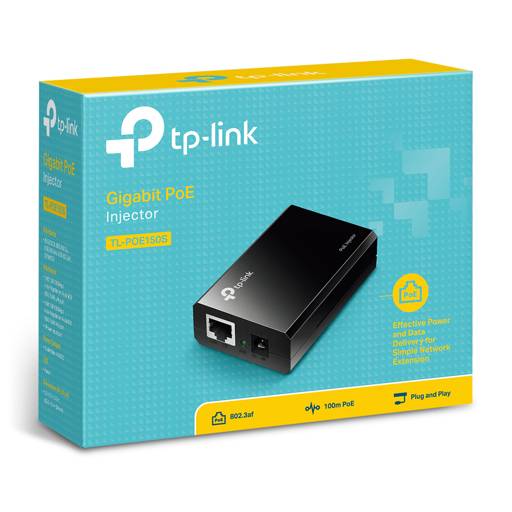 Inyector PoE TP Link TL-POE150S 10/100/1000Mbps RJ452