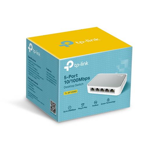 SWITCH DE ESCRITORIO TP-LINK 5 PUERTOS 10/100MPBS NO ADM2