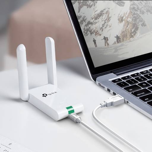 ADAPTADOR DE RED USB INALÁMBRICO TP-LINK 300 Mbps WN822N DOS ATENAS2