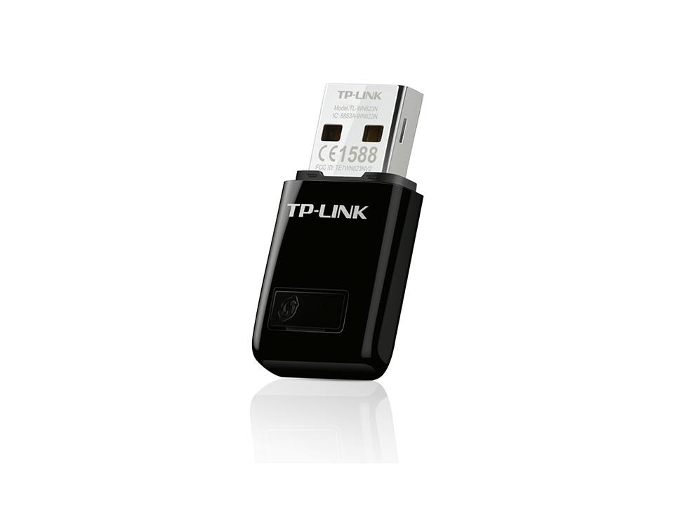 Tp-link N300 Adaptador Mini Wifi Usb2.0 2,4ghz 300mbps Usb-a 0