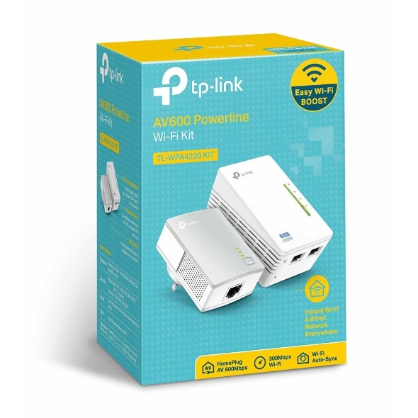 Kit Extensor Powerline Tp-link TL-WPA4220KIT WiFi AV600 300 Mbps2