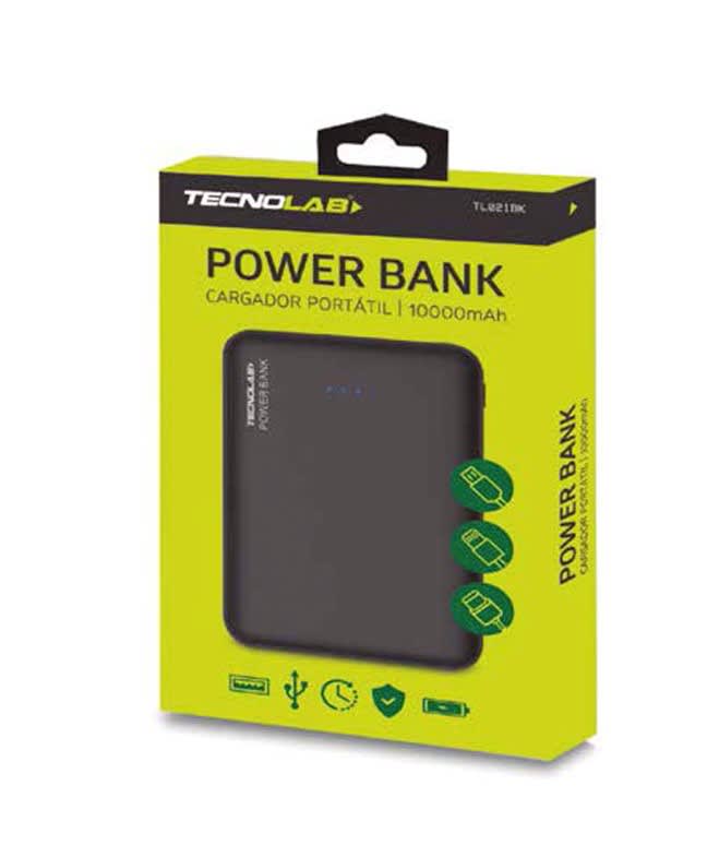 POWER BANK TECNOLAB 10.000 MAH TL021W2