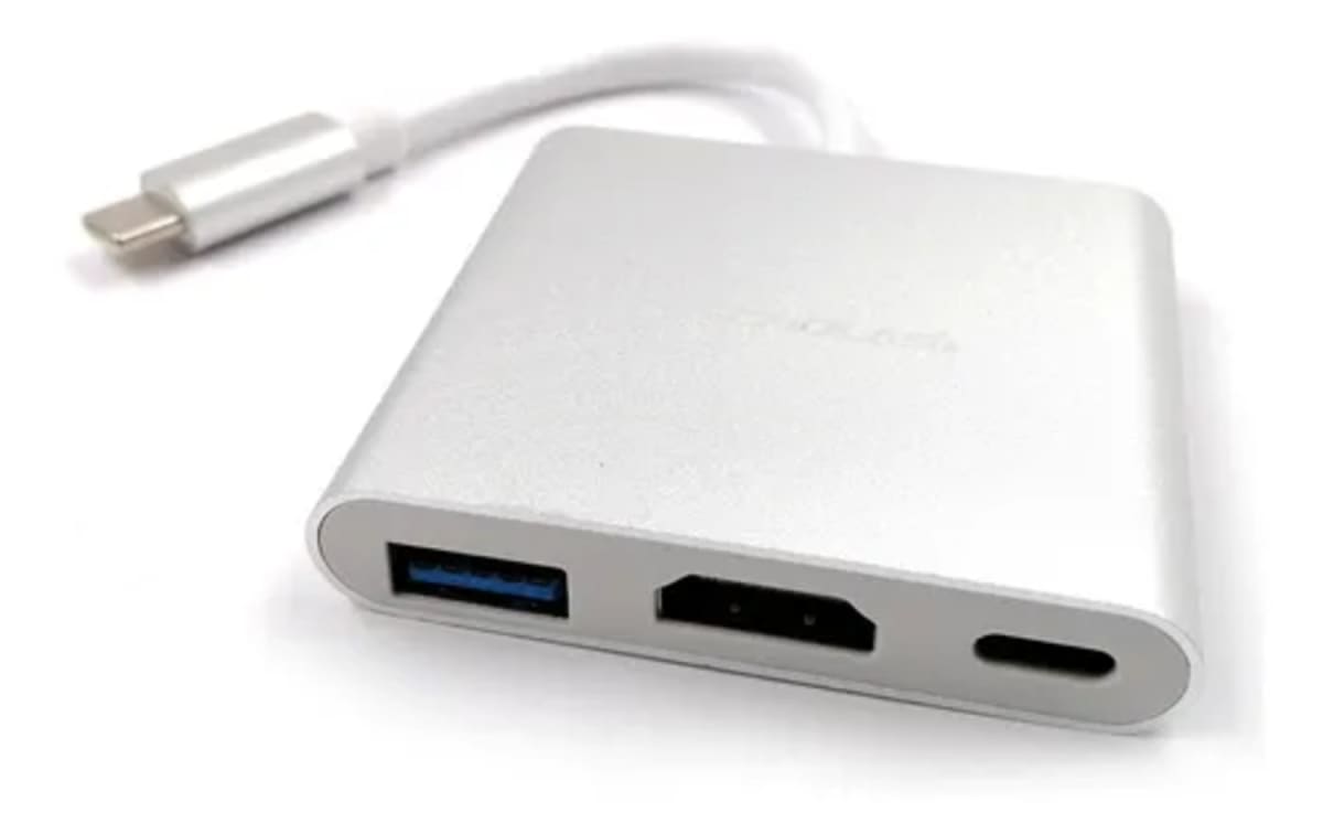 HUB TIPO C A HDMI - USB 3.0 - TIPO C TECNOLAB TL065 0