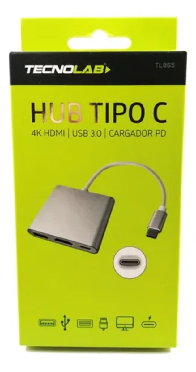 HUB TIPO C A HDMI - USB 3.0 - TIPO C TECNOLAB TL0653
