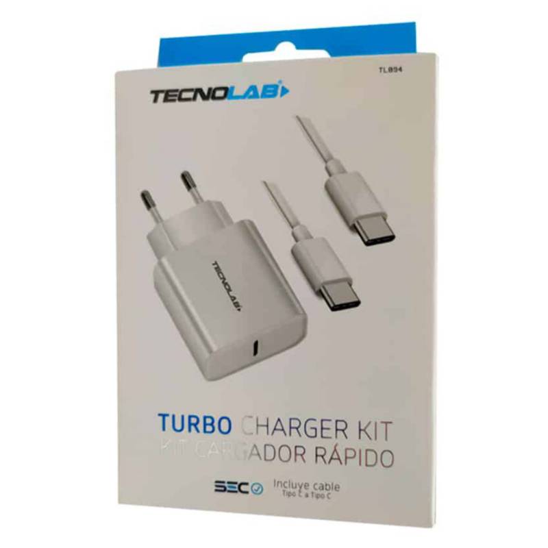 CARGADOR TIPO-C A TIPO-C TECNOLAB 3.0A TL0942
