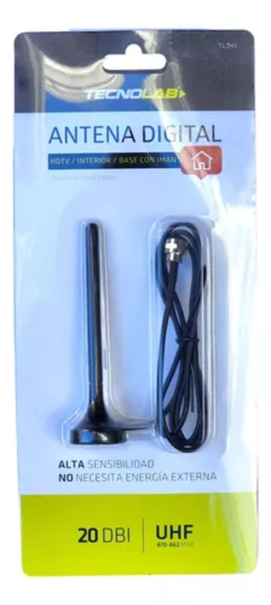 MINI ANTENA TV DH DIGITAL HDTV TECNOLAB TL5413