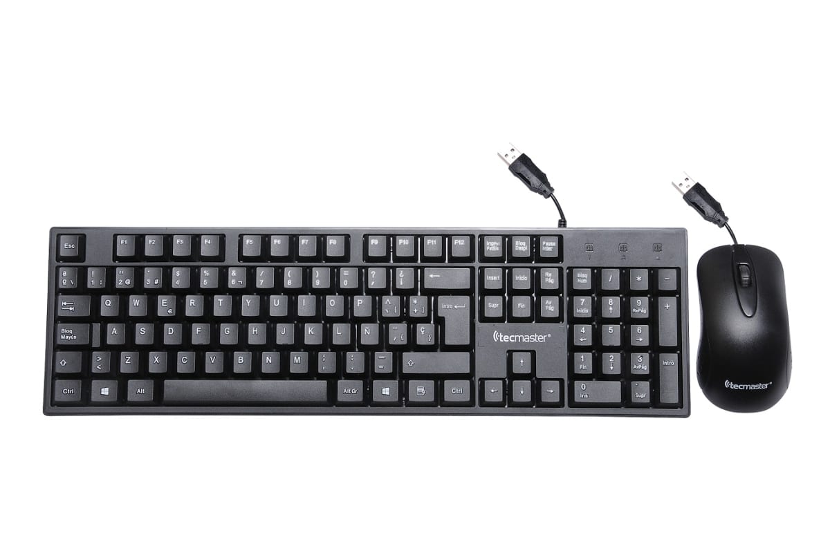 KIT TECLADO Y MOUSE  CABLEADO TECMASTER 1.4 M TM-100511 0