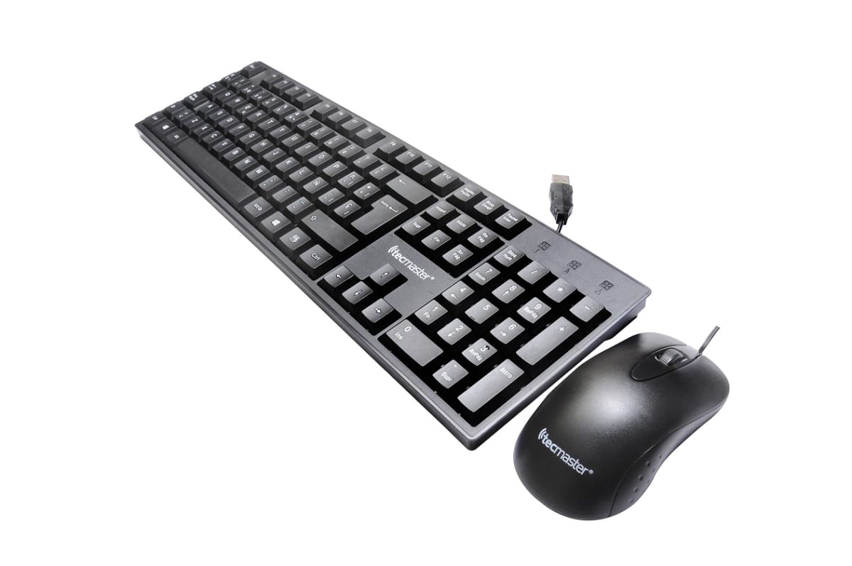 KIT TECLADO Y MOUSE  CABLEADO TECMASTER 1.4 M TM-1005112