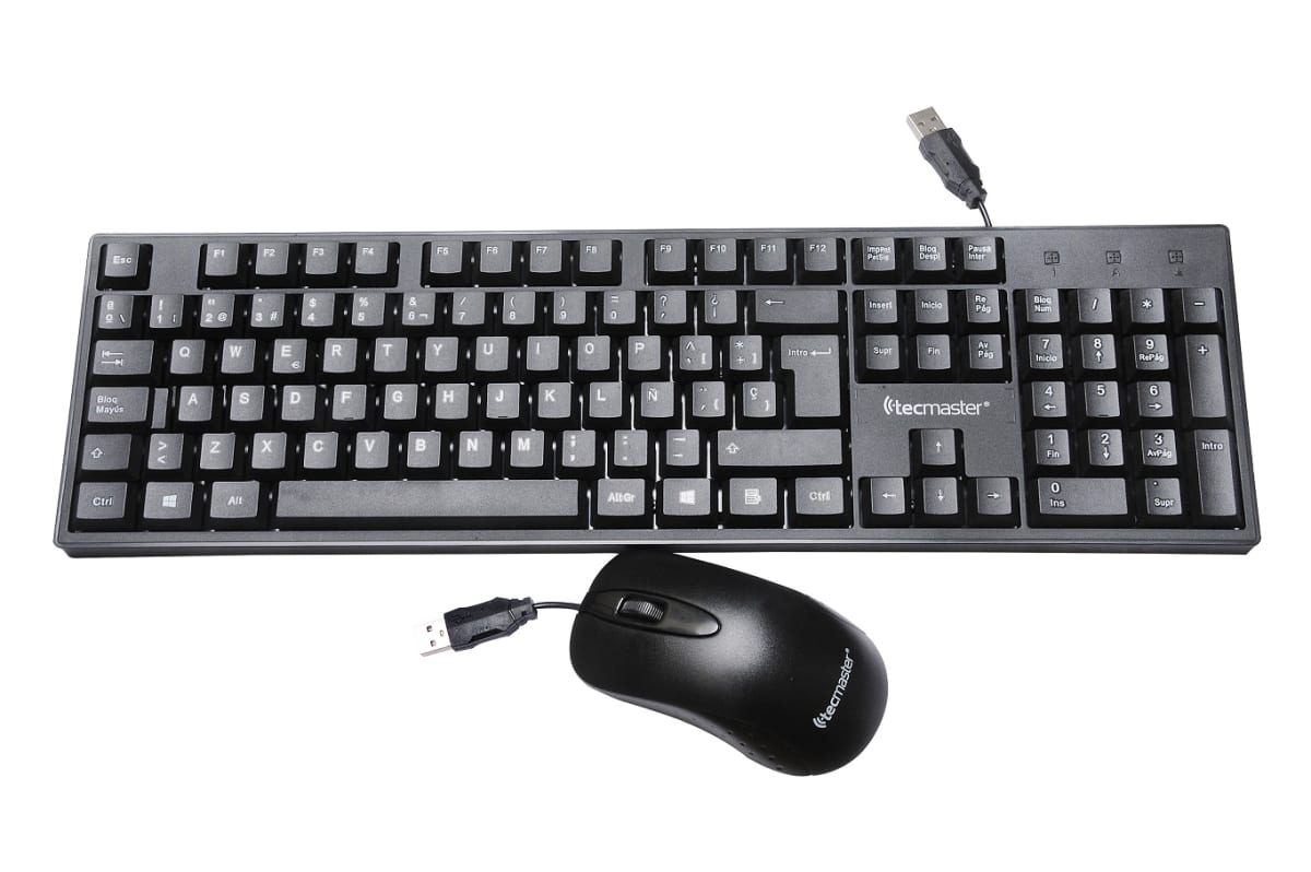 KIT TECLADO Y MOUSE  CABLEADO TECMASTER 1.4 M TM-1005113