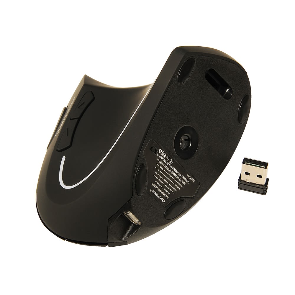 MOUSE VERTICAL TECMASTER ERGONÓMICO RECARGABLE 1600DPI 6 BOTONES TM-1005172