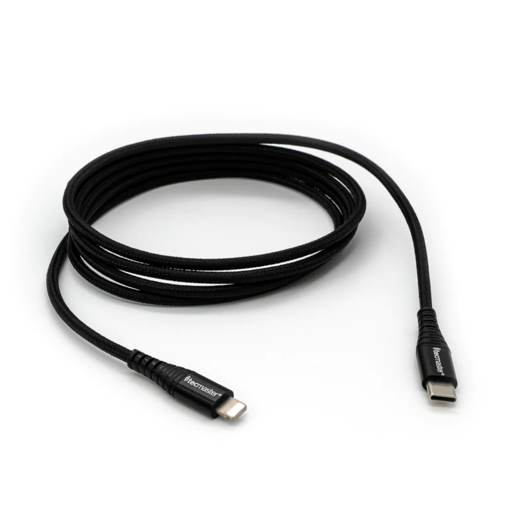 CABLE OTG TIPO-C A LIGHTNING TECMASTER 1.5 METROS CERT MFI CORDON TM-200534 0