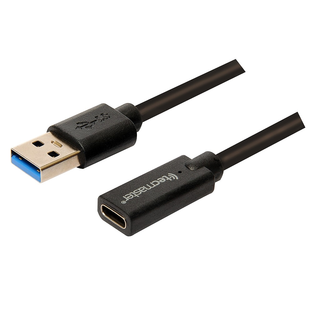 Cable Ss Otg Usb 3.0 Macho A Tipo-C 3.2 Hembra Gen1 1.5 Metros Tm-2005462