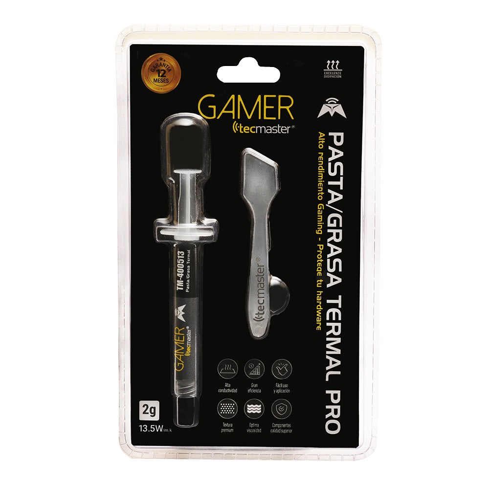 PASTA TÉRMICA GAMER PRO TECMASTER 2GR 13.5W/M.K2