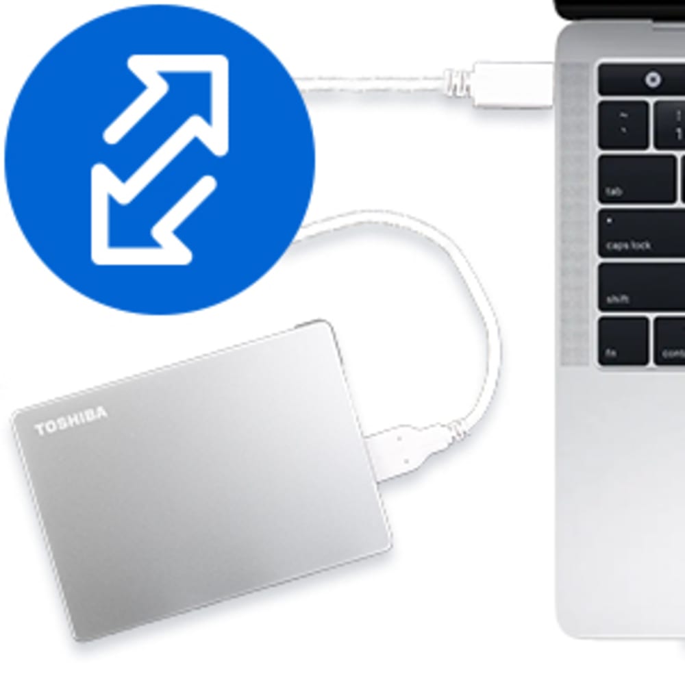 Disco Duro Externo Portátil Toshiba Canvio Flex 1Tb Usb 3.0 Lectura 5000Mb/S Escritura 480Mb/S4