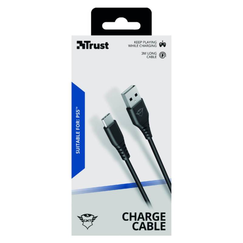 CABLE DE CARGA CONTROL PS5 TRUST GXT226 3 METROS2